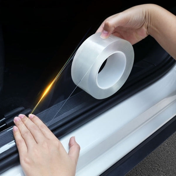 1pc Car Trunk Door Sill Protection Strip