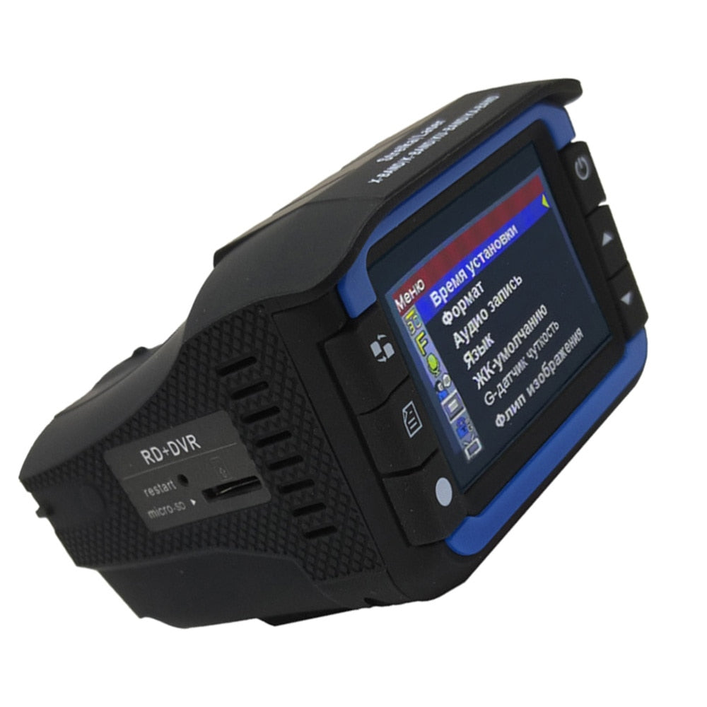 Car DVR Driving Recorder Dash Cam Camera Radar Detector Auto Car Dash Cam Radar Detector English Russian Voice Radar Camera