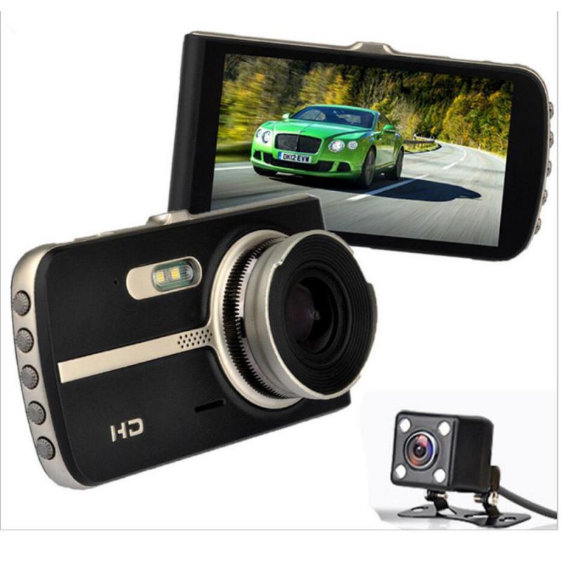 Dash Cam Car DVR Camera 4.0 Inch Full HD 1080P Driving Video Recorder 2 Lens Sensor Night Vision Car Dash Camera Car Electronics