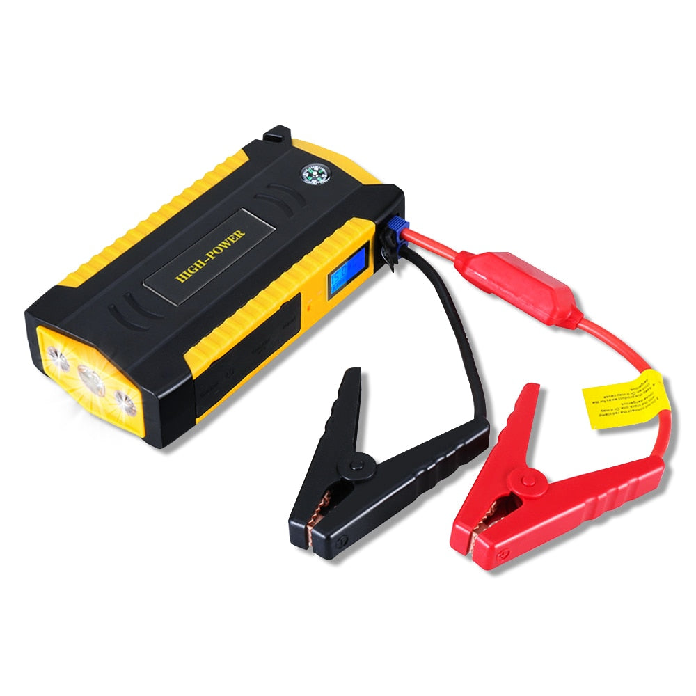 GKFLY Jump Starter 12V Emergency Starting Device Car Booster Multifunction Portable Power Bank 16000mA For Petrol Diesel Car