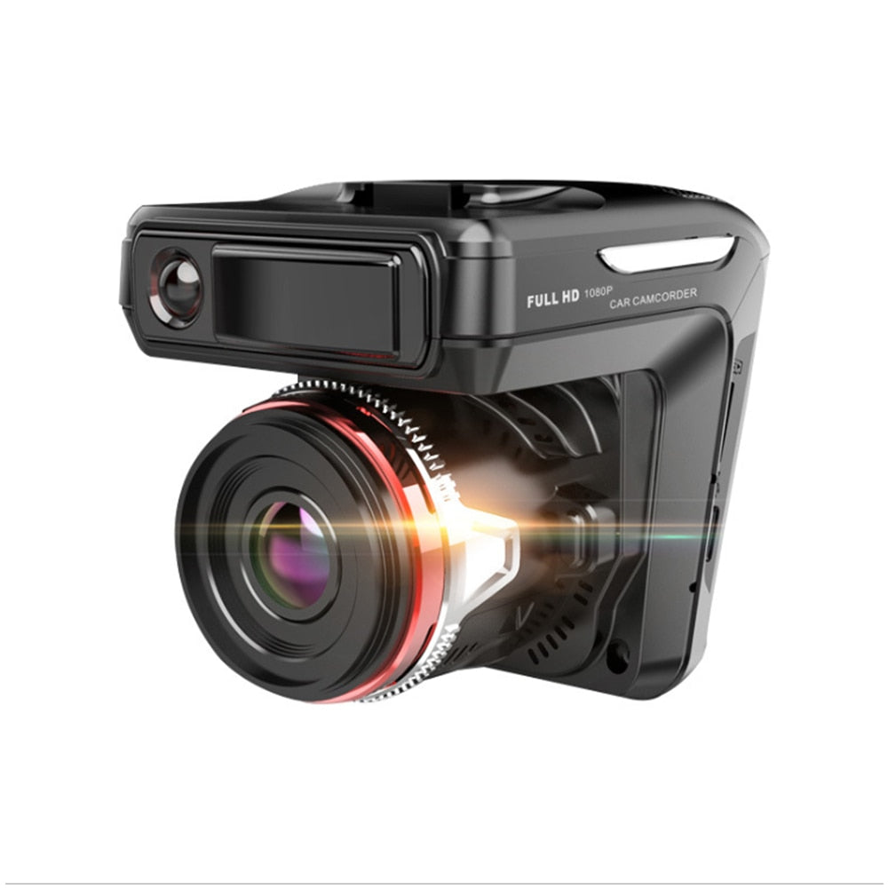 2 In 1 HD Car Camera DVR Dash Cam Recorder w/ Radar Laser Speed Detector G-Sensor Video Recorder Dash Cam with Night Version