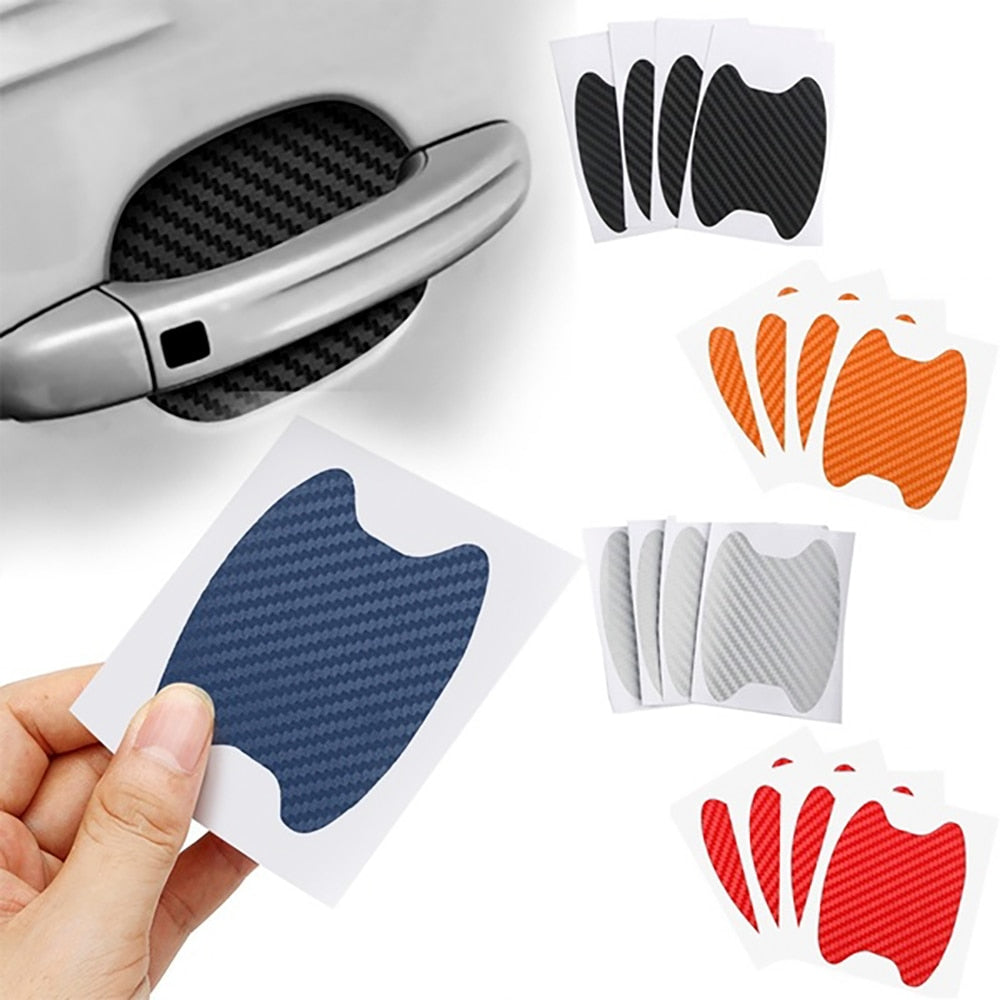 4Pcs/Set Car Door Sticker Scratches Resistant Cover Auto Handle Protection Film Exterior Accessory  Car Decor  Car Stickers