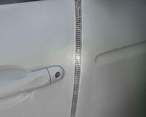 Door Edge Anti-Scratch Sticker Door Crash Bumper Crystal Bling Protection Tape Rubber Strip Sticker,Car Door Protector,Car Door Guard