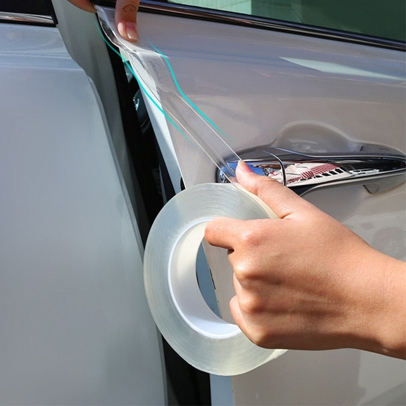Kaufe 4PCS Car Anti-Collision Strip Bumper Protector Cover Car Door  Stickers Guard For BMW Models Car Bumper Strip