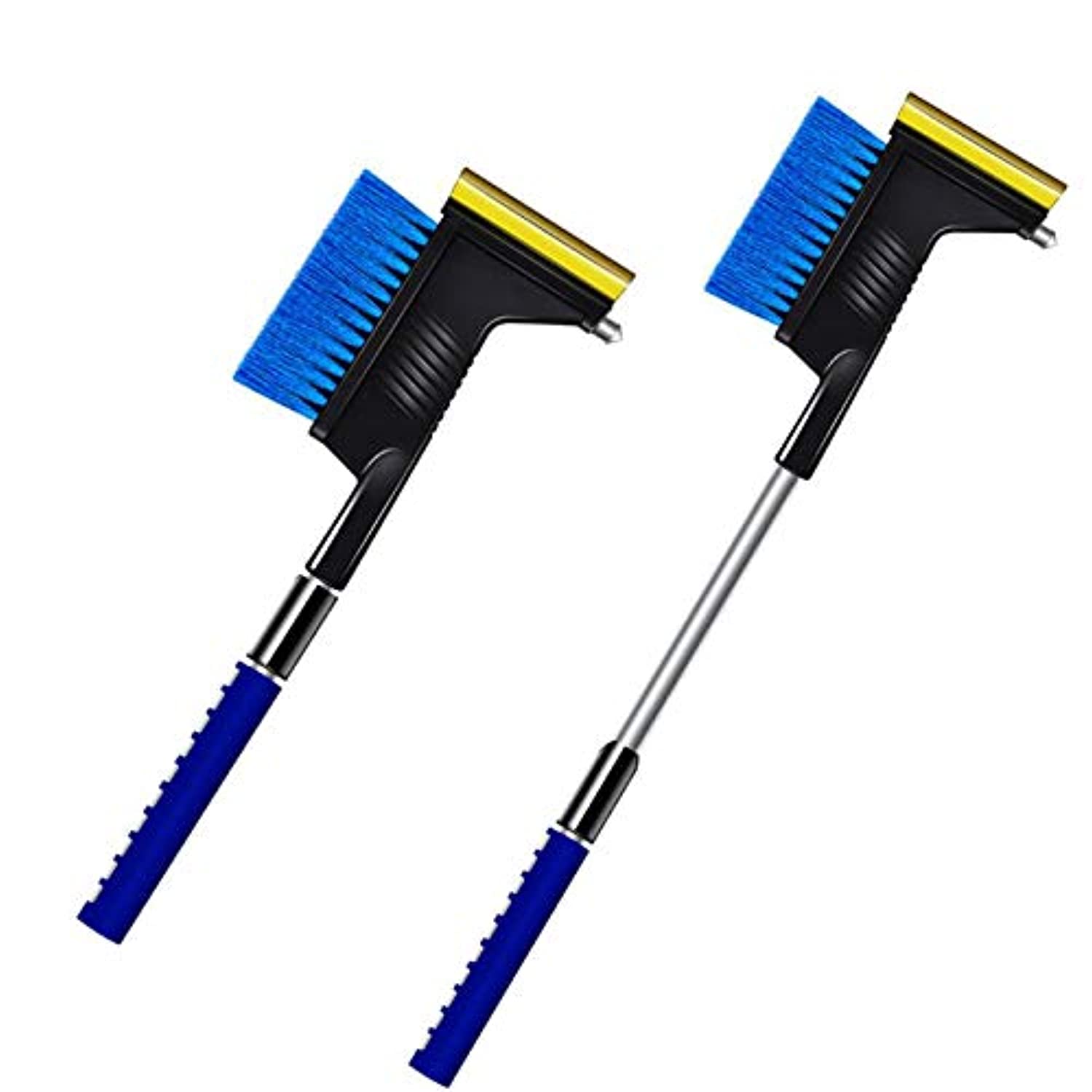44 Inch Ice Scraper and Snow Brush for Car Windshield, Extendable