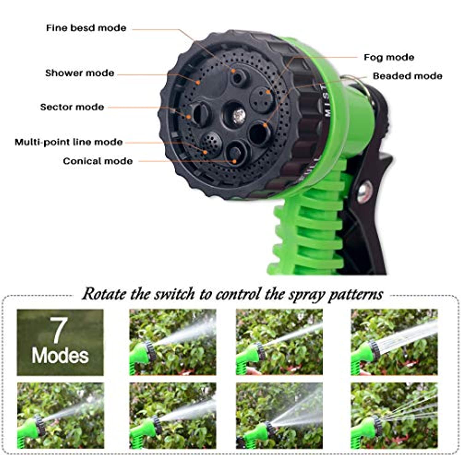 Garden Hose, Car Wash Hose, Flexible Water Pipe, Multi Pattern Spray Gun, Unboxing