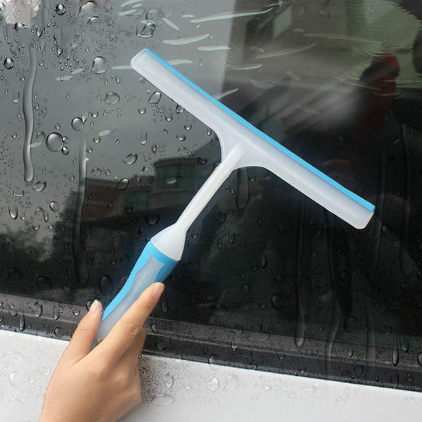 Shower Window Squeegee, Window Glass Wiper Blades Cleaner for Windows, Car Windshield, Bathroom Mirrors and Shower Door Glass