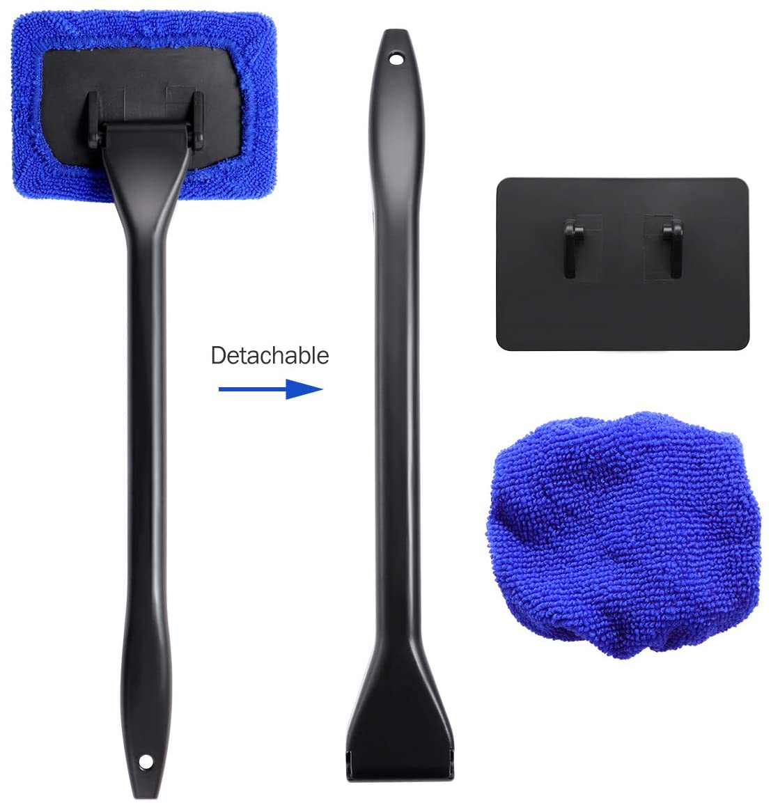 2pcs Car Windshield Cleaner Brush Auto Window Glass Cleaning Brush Tools with Long Handle