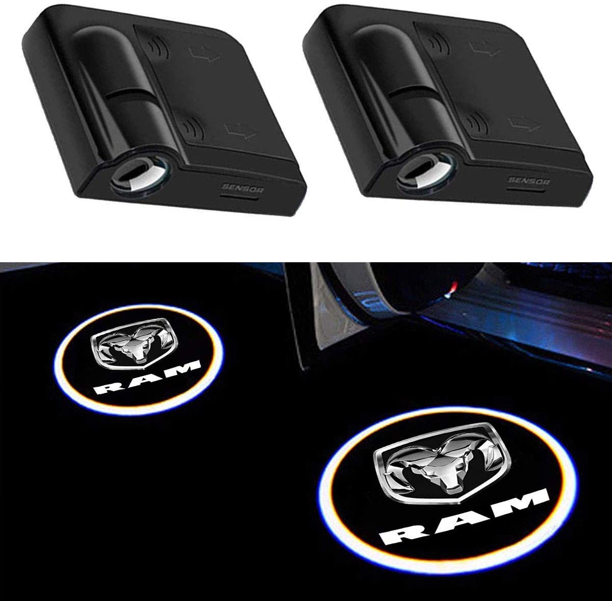 3D Wireless Magnetic Car Door Step LED Welcome Logo Shadow Ghost Light  Laser Projector Lamp(Blue Horse) : Amazon.in: Car & Motorbike