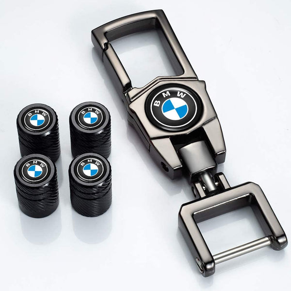 5 Pcs Metal Car Wheel Tire Valve Stem Caps Suit for BMW X1 X3 M3 M5 X