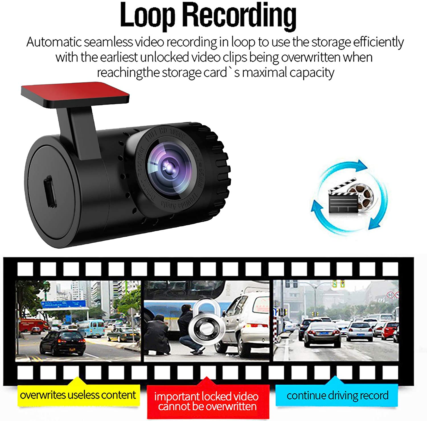 Car Dash Cam Front and Inside Video Recorder Rear Camera Dual Dash Cam –  icarscars - Your Preferred Auto Parts