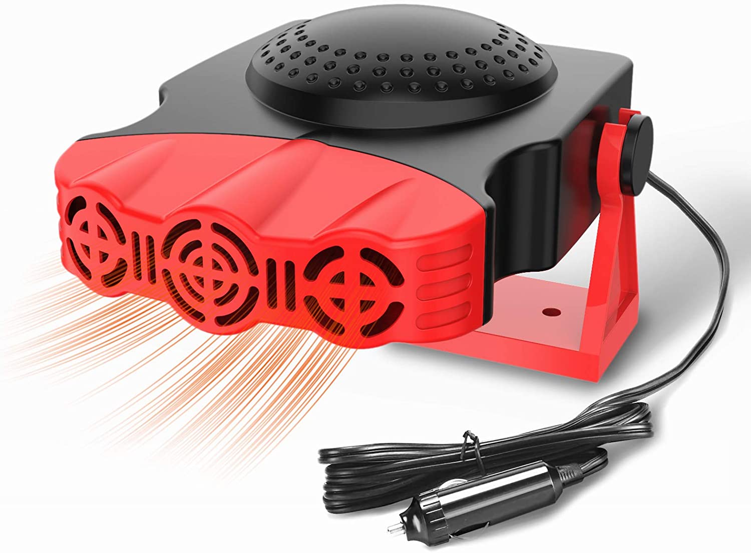 Car Heater, 12v Car Vehicle Electric Auto Hot Warm Heater Fan Red