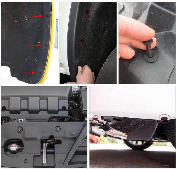 Universal Plastic Fender Clips