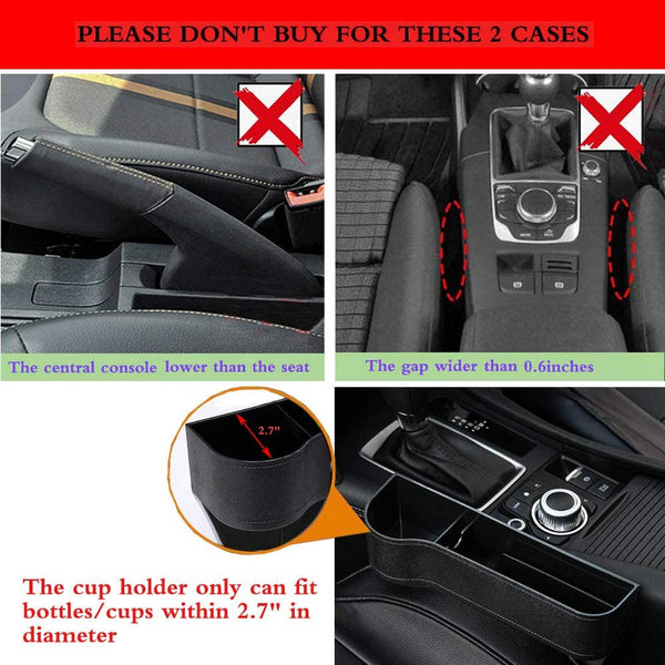 Car Seat Gap Organize, NOT FIT Console Lower Than The Seat