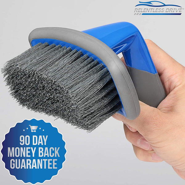 Auto Detailing Brush | Tire Cleaning Brush for Tires and Wheels | Tire Dressing Applicator | Car Tire Brush |Car Care