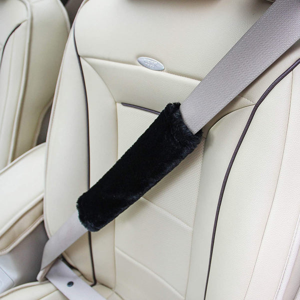Soft Faux Sheepskin Seat Belt Shoulder Pad