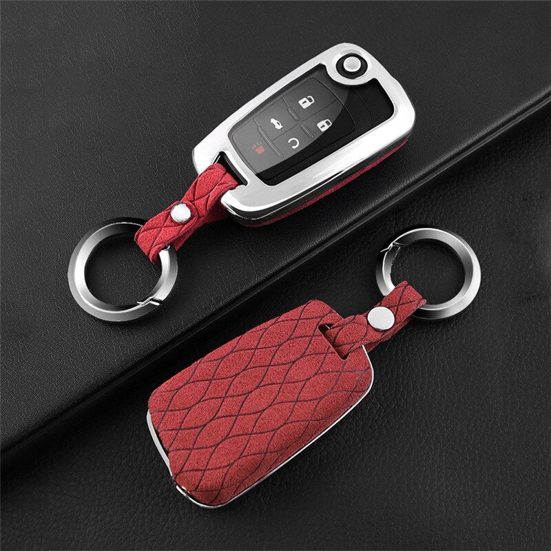 Artificial Leather Zinc alloy Car Flip Folding Key Case Cover For Buic –  icarscars - Your Preferred Auto Parts