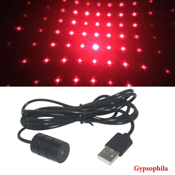 Car Atmosphere Ambient Star Light DJ Christmas Interior Decorative Light USB LED  Adjustable Multiple Lighting Effects