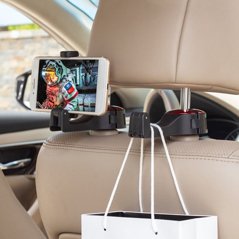 Car Back Seat Hook Multi-Function Hanging Storage Mobile Phone Holder –  icarscars - Your Preferred Auto Parts