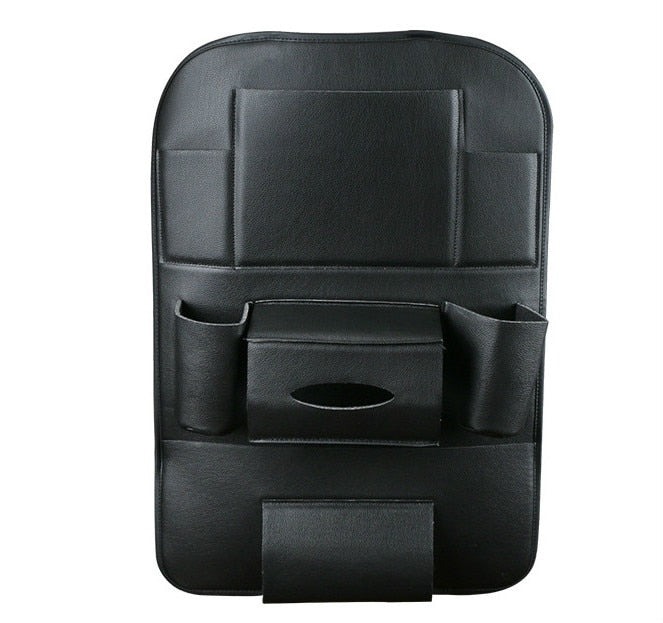Car Seat Back Organizer Car Storage Bag Travel Box Multi-pocket PU