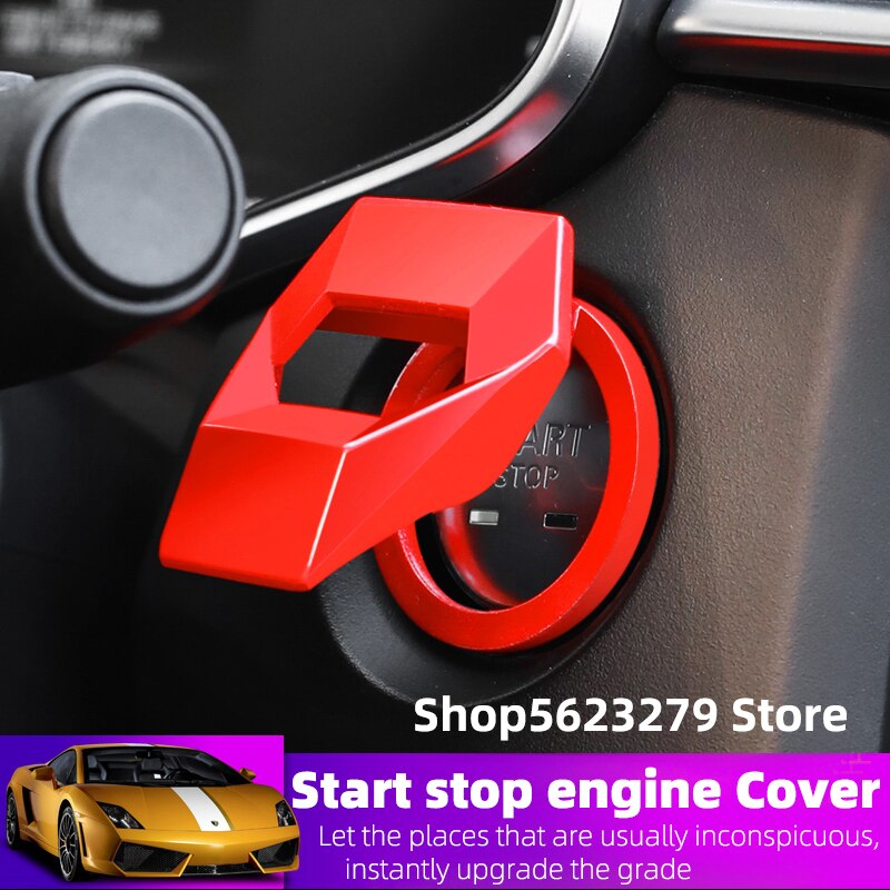Car Engine Start Button Cover Car Modification Tool Lamborghini Style  Engine Start Button Cover - AliExpress