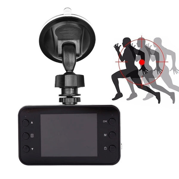 K6000 Mini HD Car DVR Camera Night Vision Dashcam Vehicle Driving Video Recorder Cyclic Record USB Port Car Accessories
