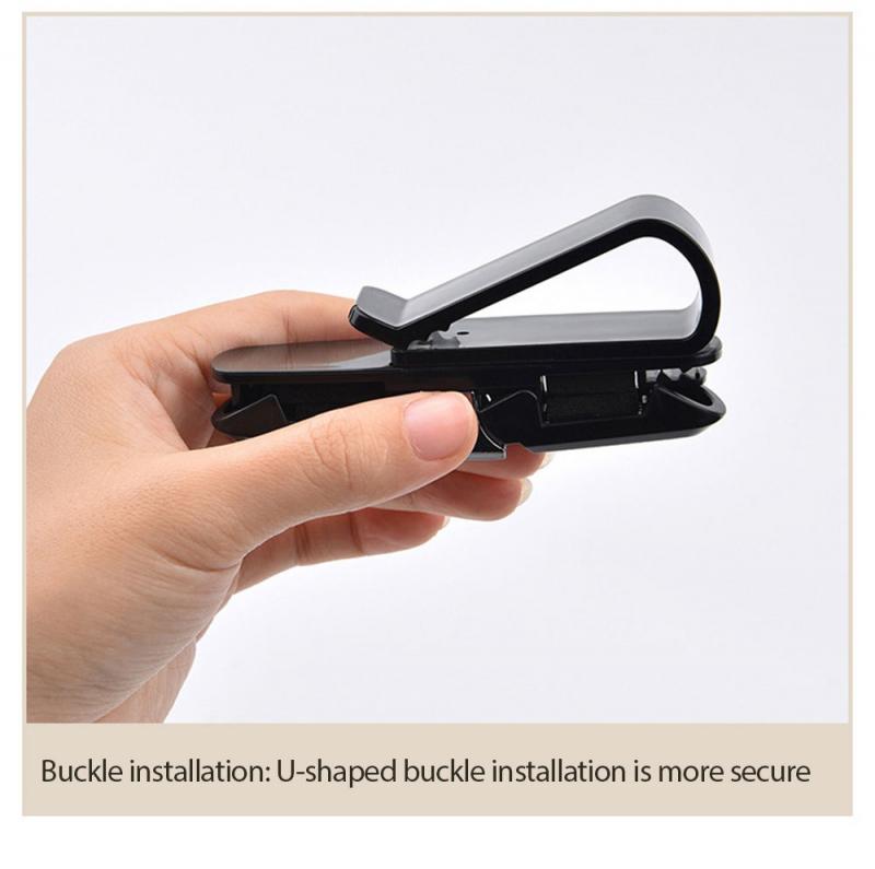 Universal Car Auto Sun Visor Sunglasses Clip Portable Car Glasses Cases Ticket Card Clamp Car Accessories