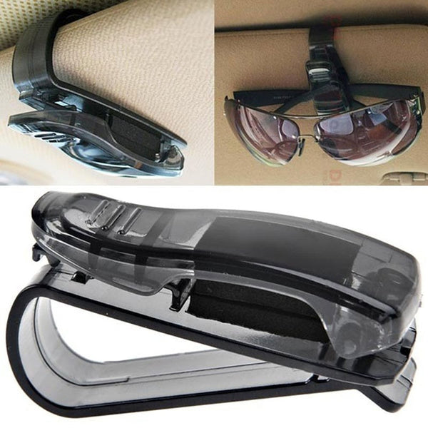 Universal Car Auto Sun Visor Sunglasses Clip Portable Car Glasses Cases Ticket Card Clamp Car Accessories